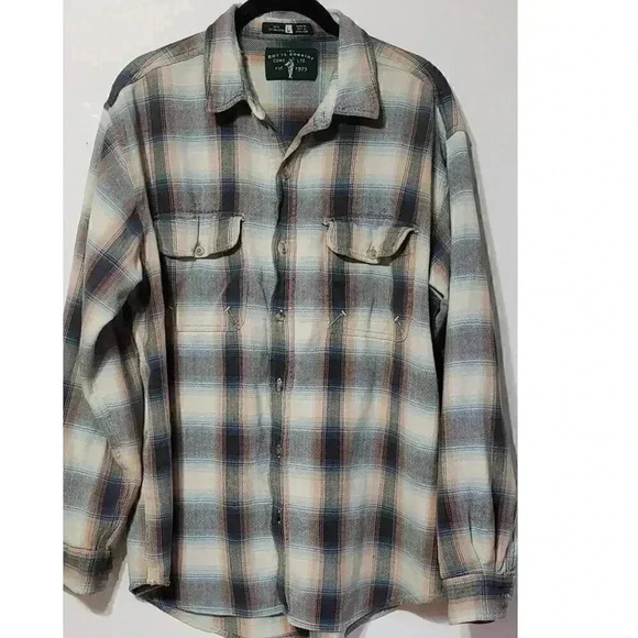 Royal Robbins flannel mens size large 100% cotton super nice - Picture 1 of 6